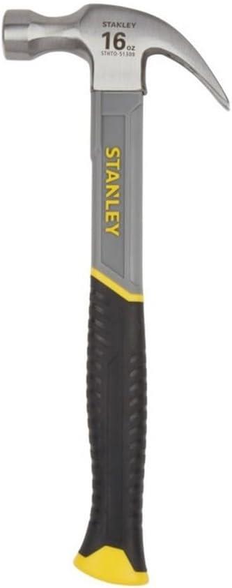 STANLEY STHT0-51309 Curved Claw Hammer 16oz 450g Fibreglass Shaft