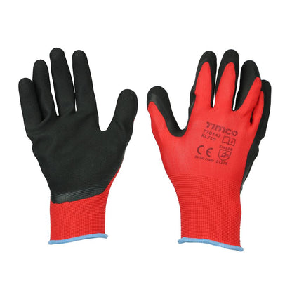 TIMCO Toughlight Glove Latex Sandy X Large Pack 1