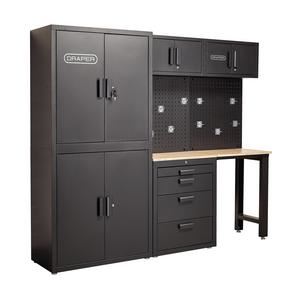 44009 Draper Single Garage Workstation MS100 Modular Storage Combos Professional Trade DIY Workshop Garage Use
