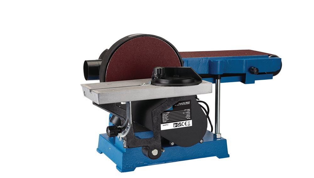Draper 750W BELT/DISC SANDER 98423 230V Belt and Disc Sander with Tool Stand, 750W