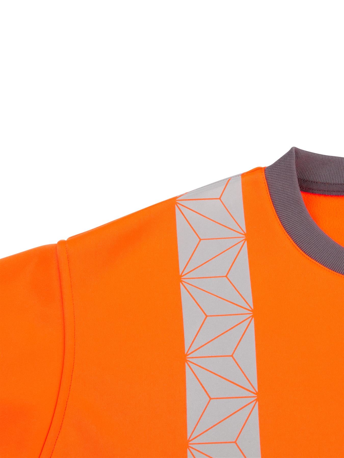 Pulsar RCT Hi Vis Sweatshirt Yellow Orange EN ISO 20471 Class 3 Workwear GRS Certified