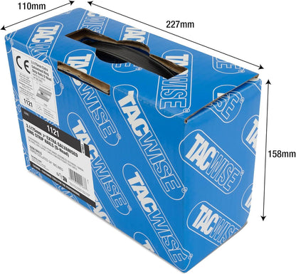 Tacwise 1121 75 mm Framing Nails Extra Galvanised D Head Pack of 2200 for Nail Staple Guns Trade Fixing