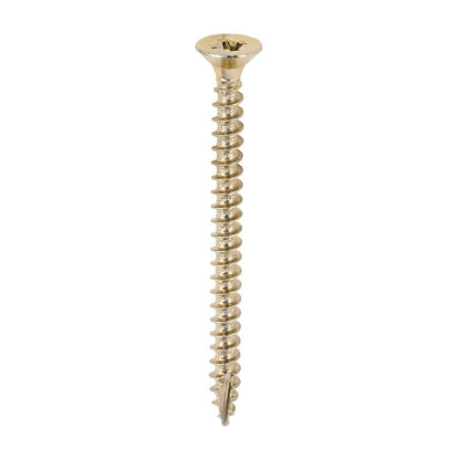 TIMCO Classic Screw PZ2 CSK ZYP 4.0 x 50 Gold Pack 200