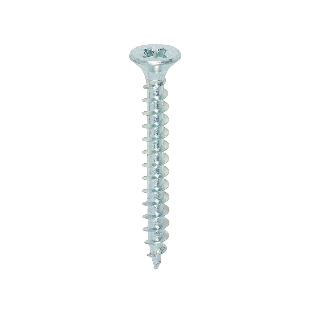 TIMCO Solo Woodscrew PZ2 CSK Zinc 4.0 x 35 Silver Pack 200