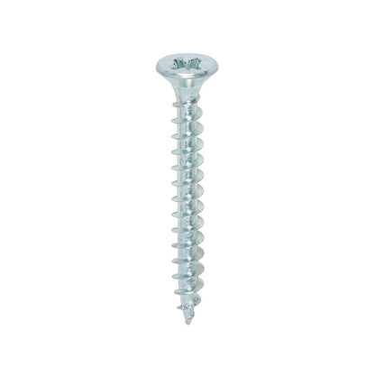 TIMCO Solo Woodscrew PZ2 CSK Zinc 4.0 x 35 Silver Pack 200