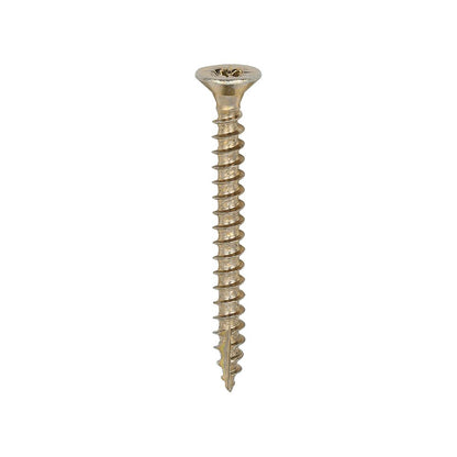TIMCO Classic Screw PZ2 CSK ZYP 3.5 x 35 Gold Pack 200