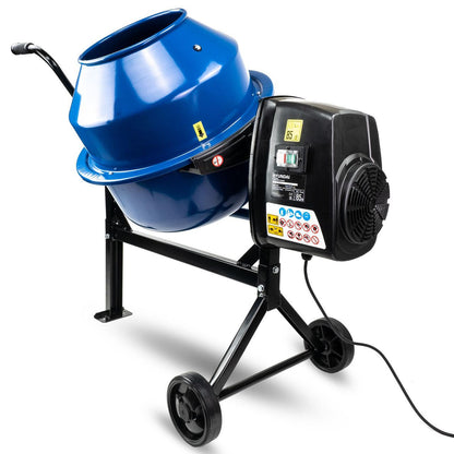 Hyundai HYCM63E Electric Cement Mixer 220W 63L 230V Concrete Mixer Building Mixer