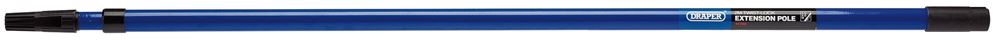 41792 Draper Decorators Steel Extension Pole, 2m EPS200 Extension Poles Professional Trade DIY Workshop Garage Use