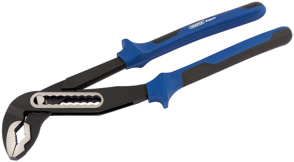 84443 Draper Expert Expert Heavy Duty Soft Grip Water Pump Pliers, 300mm EWPH1 Waterpump Pliers Professional Trade DIY Workshop Garage Use