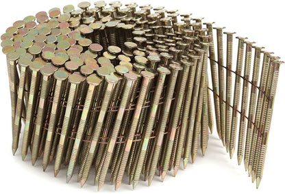 Tacwise 0994 Type 2.1 35 mm Coil Nails Bright Flat Top Pack of 14400 for Nail Staple Guns Trade Fixing