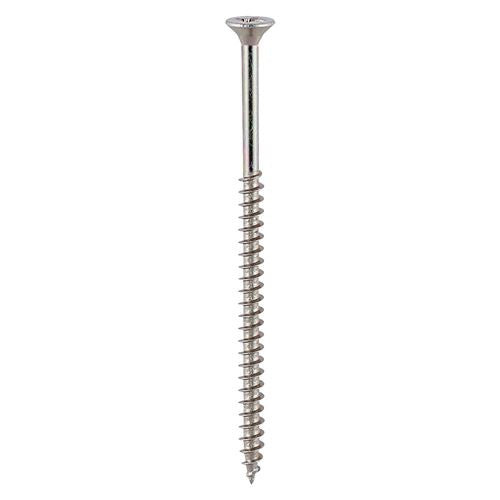 TIMCO Solo Woodscrew PZ3 CSK Zinc 6.0 x 150 Silver Pack 100