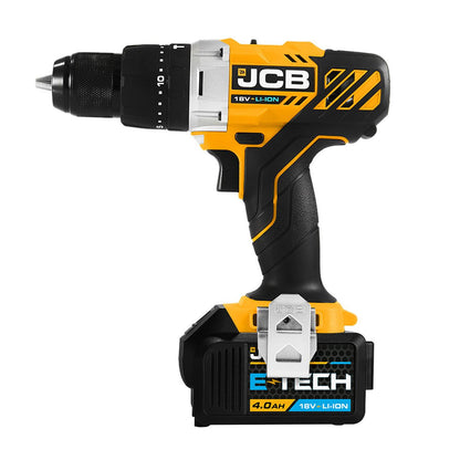 JCB 21-18CD-4XB Combi Drill 4.0Ah 2.4A 18V Hammer Drill Driver Cordless Drill