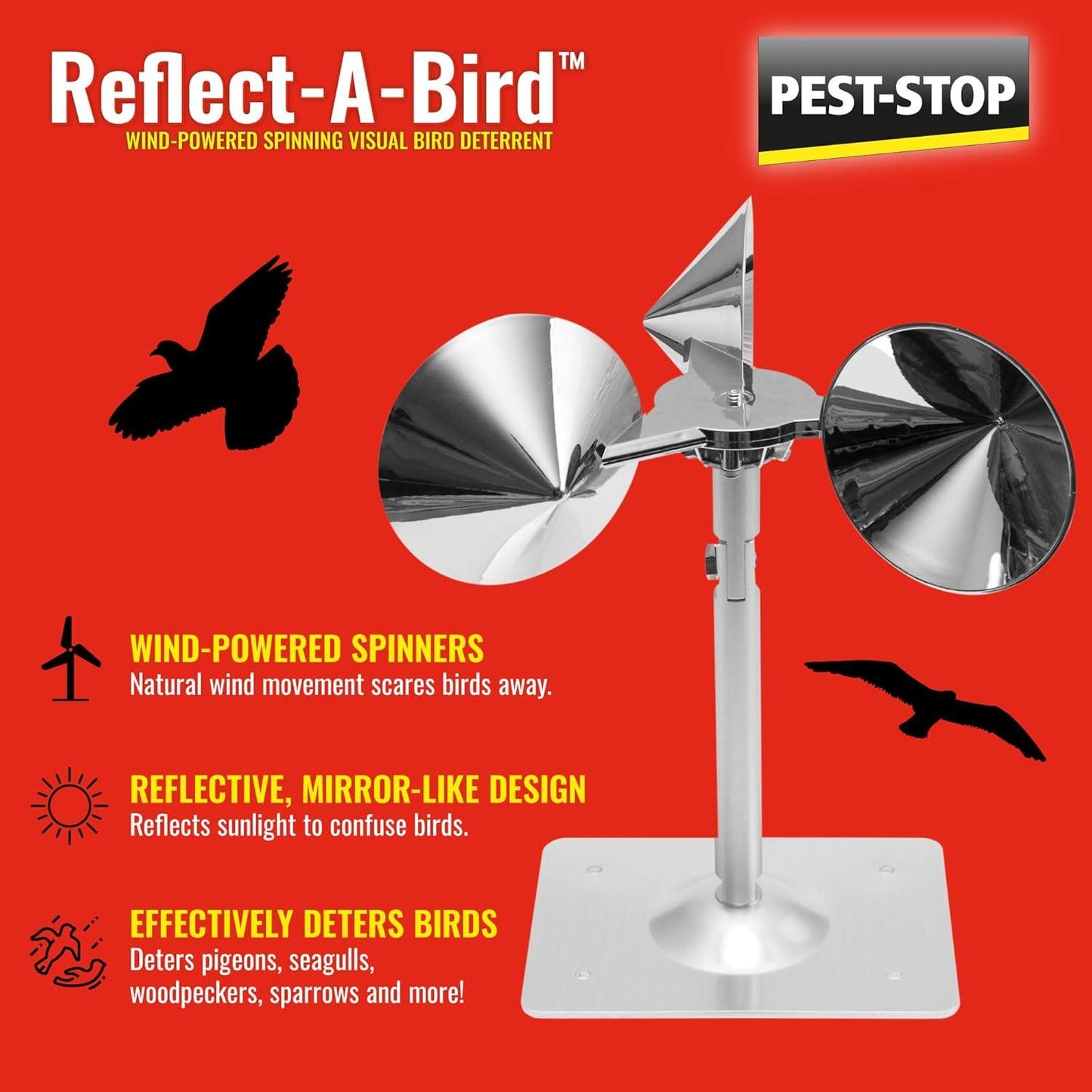 Pest Stop Reflect-A-Bird - Reflective Bird Deterrent