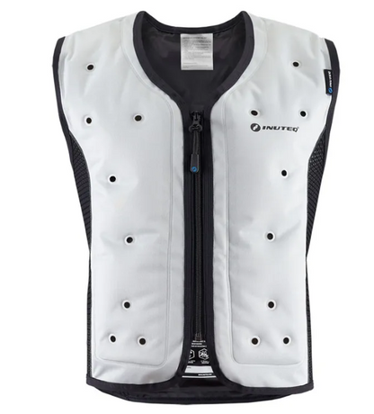 INUTEQ Bodycool Smart Cooling Vest Grey Reusable Evaporative Cooling Vest for Work Construction Sports Outdoor Activities and Hot Weather Protection