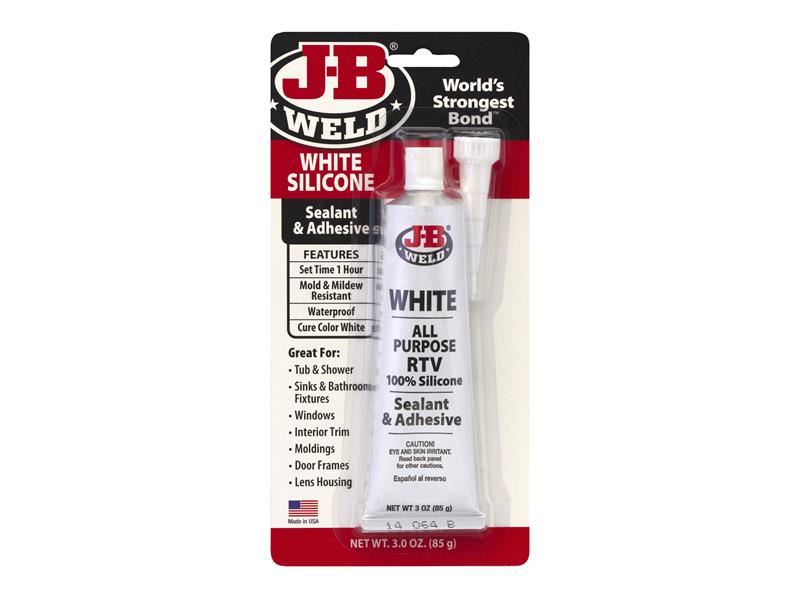 JBW Silicone Sealant & Adhesive White 85g