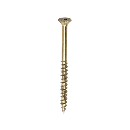 TIMCO Velocity Screw PZ2 CSK ZYP 5.0 x 70 Gold Pack 375