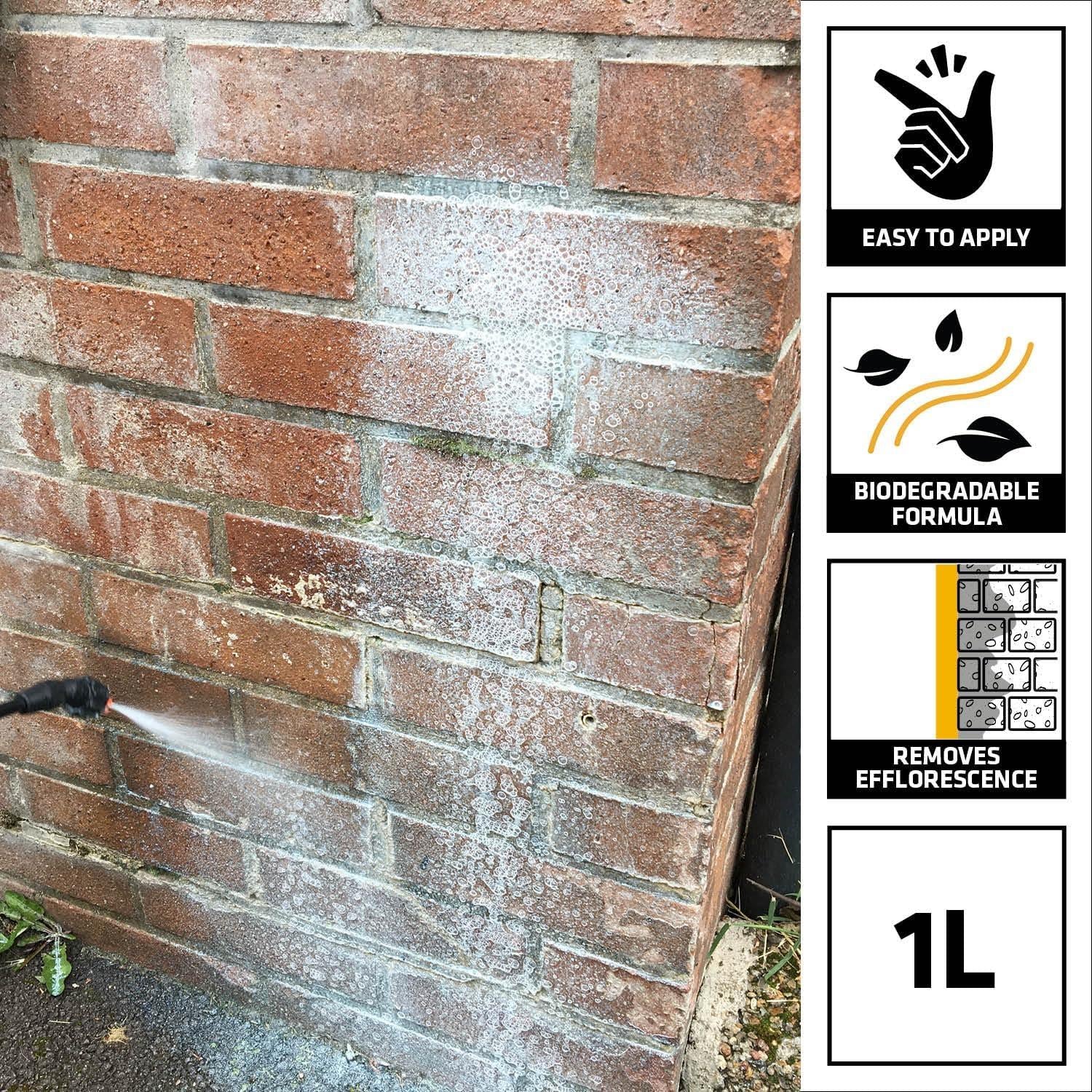 Everbuild 1L Salt Away Treatment Remover of Salt & Efflorescence From Bricks ETC