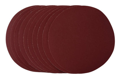 Draper 180MM SANDING DISC 320G 56371 56371 Sanding Discs, 180mm, Hook & Loop (Pack of 10)
