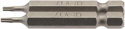 Draper 2PC 50MM T7 S/D BIT 66483 1/4" hex. Draper TX-STARÂ® E Shank Insert Bits