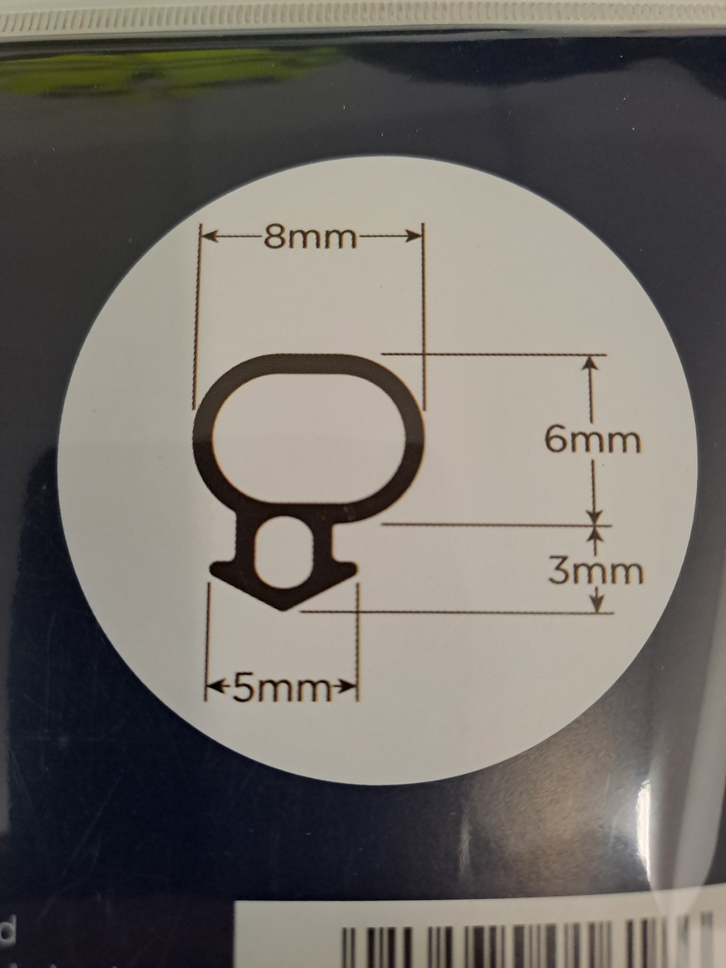 Exitex UPVC Replacement PVC Door or Window Seal 6m Gasket