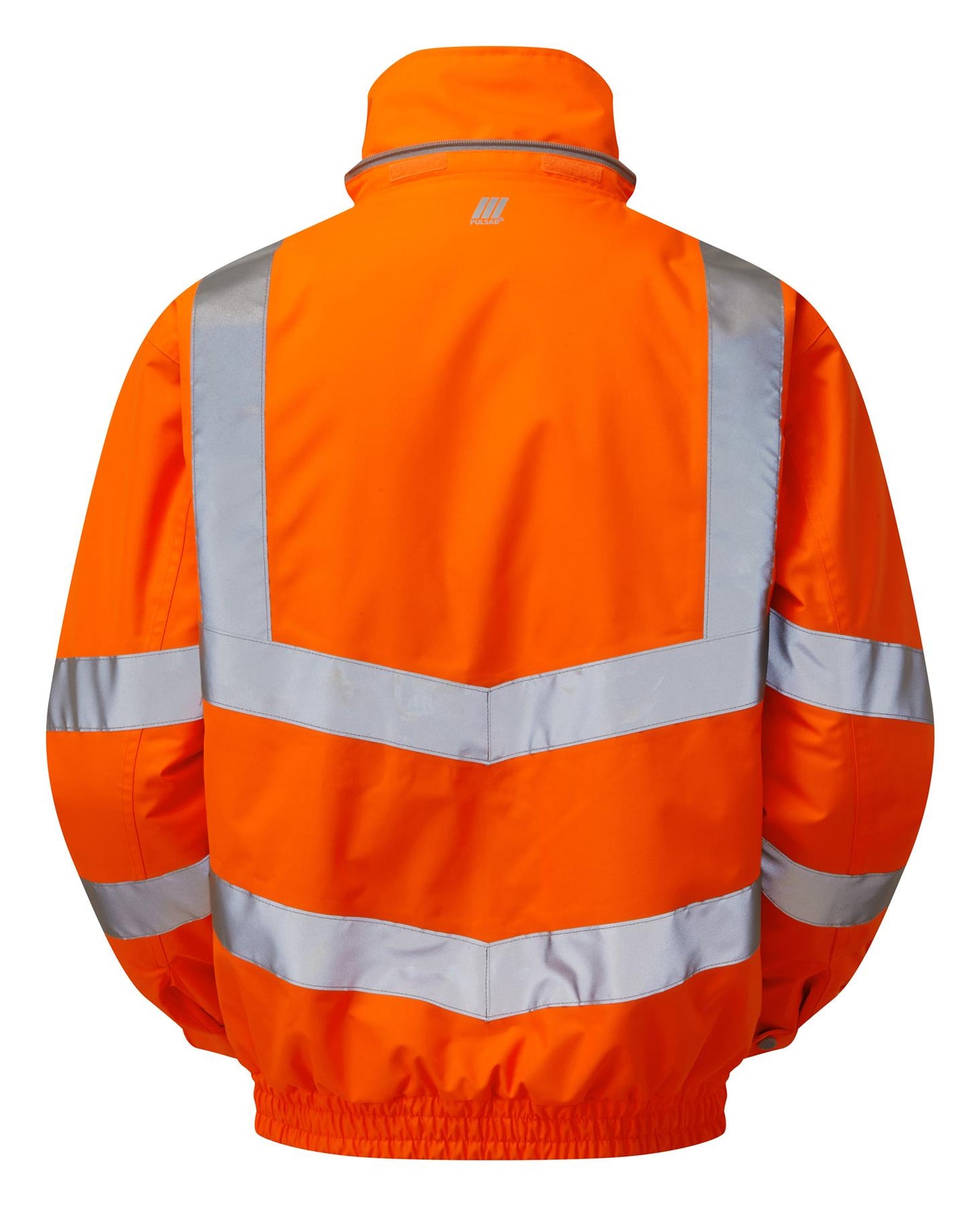 Pulsar PR496 Hi Vis Orange Padded Bomber Jacket RIS-3279-TOM Rail Workwear Waterproof
