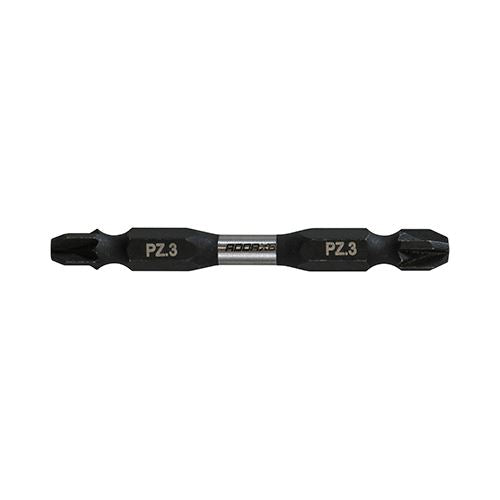 TIMCO X6 Double Ended Pozi Bit No.3 x 65 Pack 2
