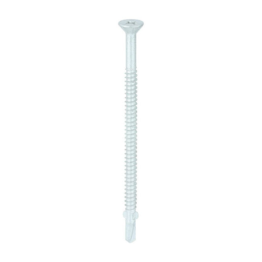TIMCO WingTip Screw S/DRILL No3 EXT 5.5 x 100 Silver Pack 100