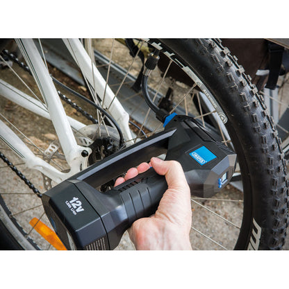 Draper 20582 12v Cordless Car/Van Digital Tyre Air Compressor Inflator PUMP