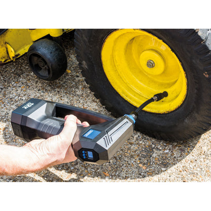 Draper 20582 12v Cordless Car/Van Digital Tyre Air Compressor Inflator PUMP