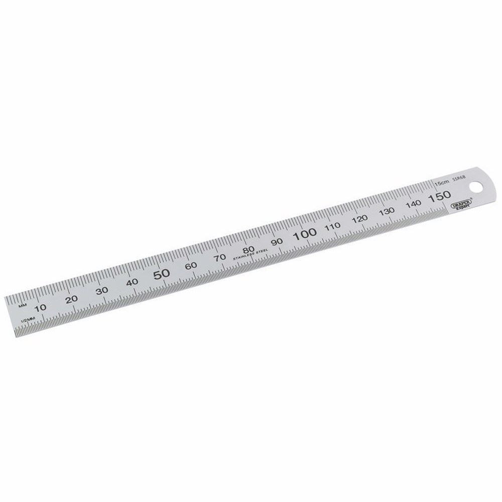 Draper 6/150MM STAINLESS STEEL RULE 22670 Stainless Steel Rules