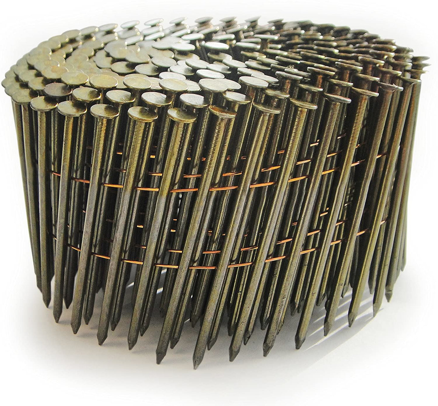 Tacwise 0427 Type 2.5 64 mm Coil Nails Bright Flat Top 16° Pack of 9000 for Nail Staple Guns Trade Fixing