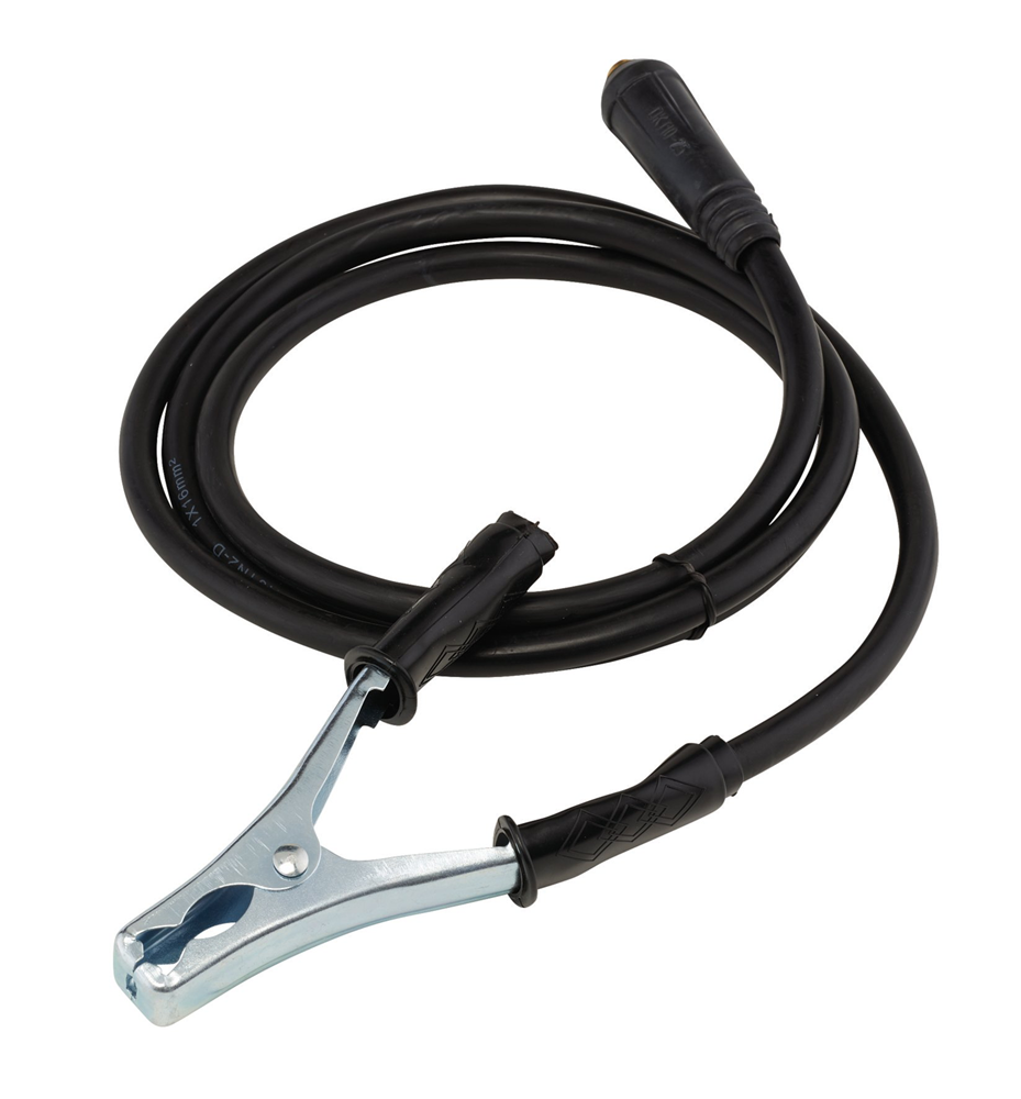 Draper 200A EARTH LEAD CLAMP 1.8M 20930 MMA Welding Earth Lead and Clamp with Dinse Plug