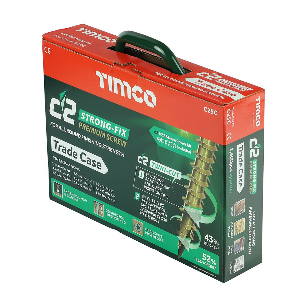 TIMCO C2 Strong-Fix Trade Case ZYP 1,798 pcs Gold Pack 1