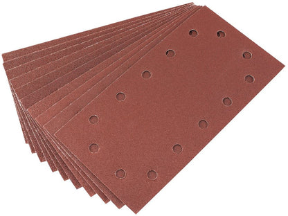 Draper SANDING SHEET 115X227 (10)ASST 92296 Aluminium Oxide Sanding Sheets (115 x 227mm)