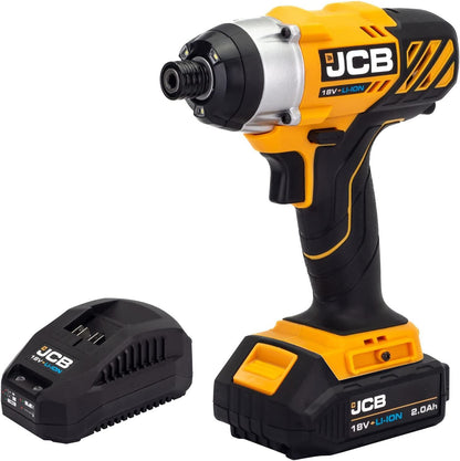JCB JCB-18CD-2XB Combi Drill 2.0Ah 2.4A 18V Hammer Drill Driver Cordless Drill