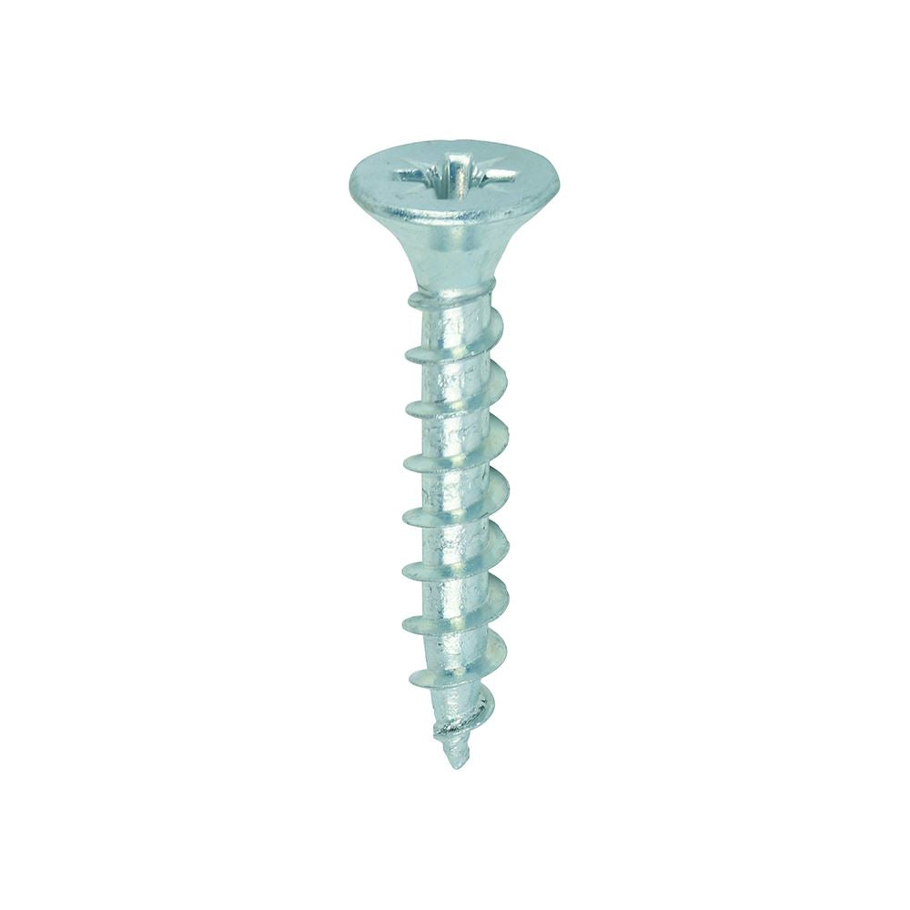 TIMCO Solo Woodscrew PZ2 CSK Zinc 5.0 x 30 Silver Pack 200