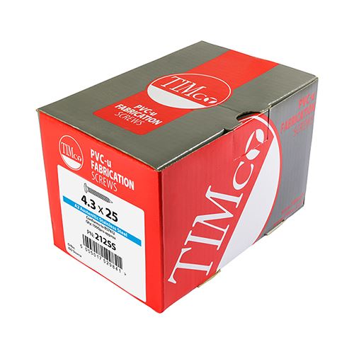 TIMCO PVC Friction Stay Screw - S/S 4.3 x 16 Pack 1000