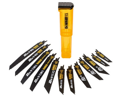 DeWalt DT2441L-QZ DT2441L 2X Life Reciprocating Saw Blade Set, 12 Piece