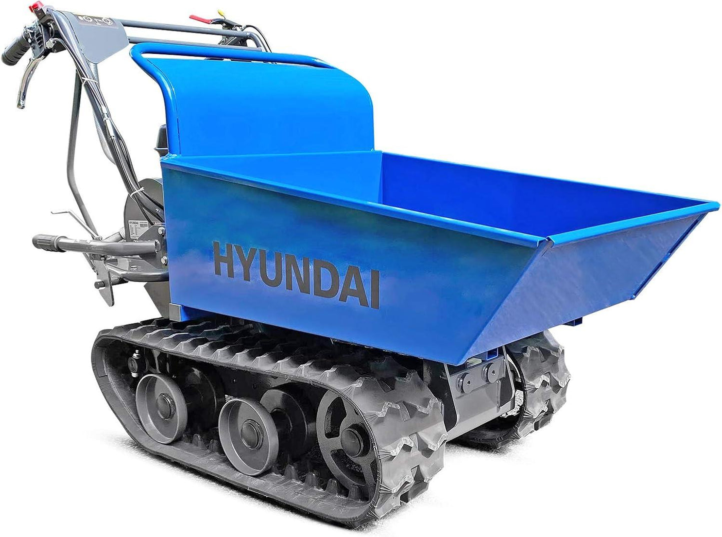 Hyundai 196cc Petrol 300kg Payload Tracked Mini Dumper / Power Barrow / Transporter | HYTD300