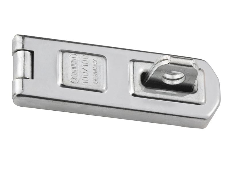 ABUS 33700 100/100 Hasp & Staple Carded 100mm