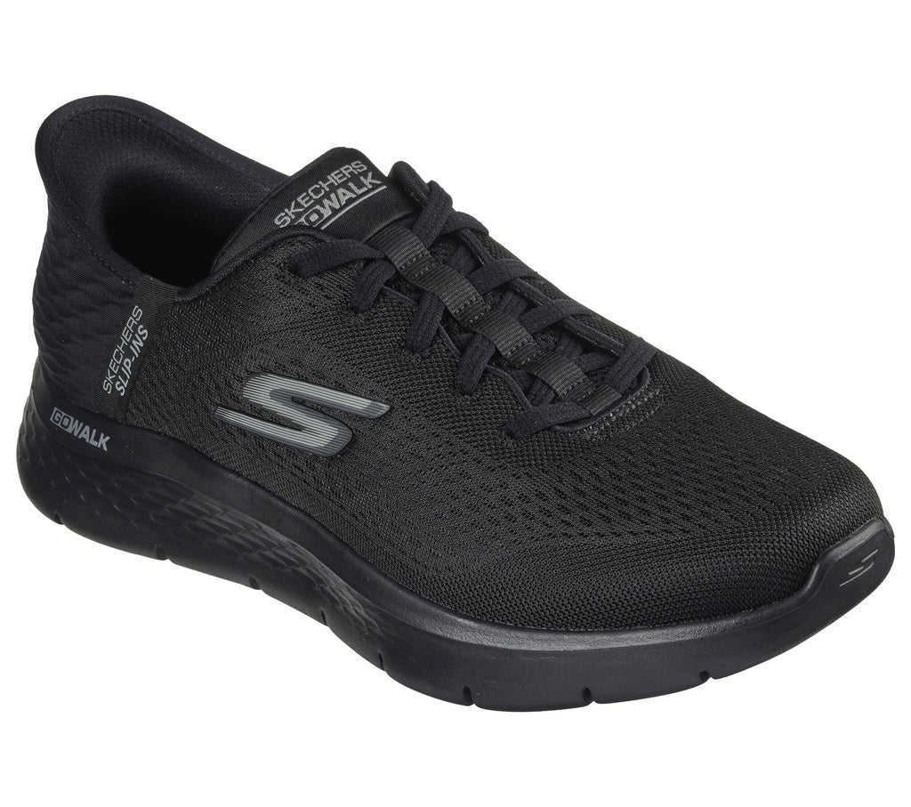 Skechers Slip-Ins - Go Walk Flex Mens Shoe | Black/Black | sz 10