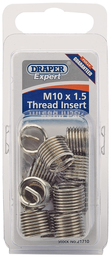 Draper M10X1.5 THREAD INSRT REFILLS 21710 Metric Thread Insert Refill Packs