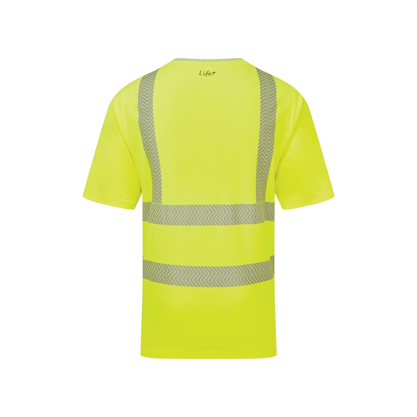 Pulsar LFE933 GRS Hi Vis Short Sleeve T-Shirt Yellow Orange High Visibility Workwear