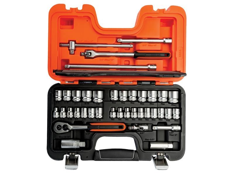 Bahco S380 S380 Socket Set of 38 Metric 3/8in Drive
