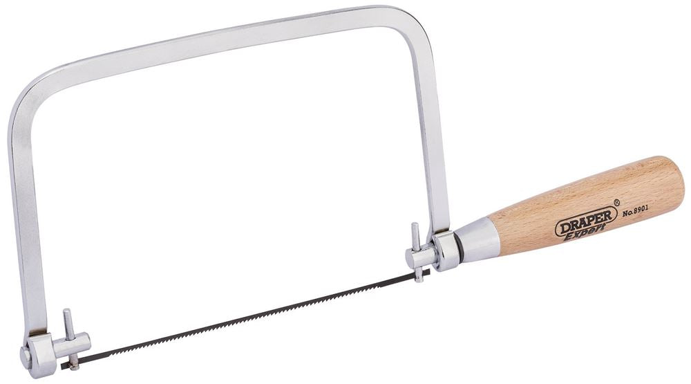 64408 Draper Expert Expert Coping Saw Frame and Blade 8901 Coping Saws Professional Trade DIY Workshop Garage Use