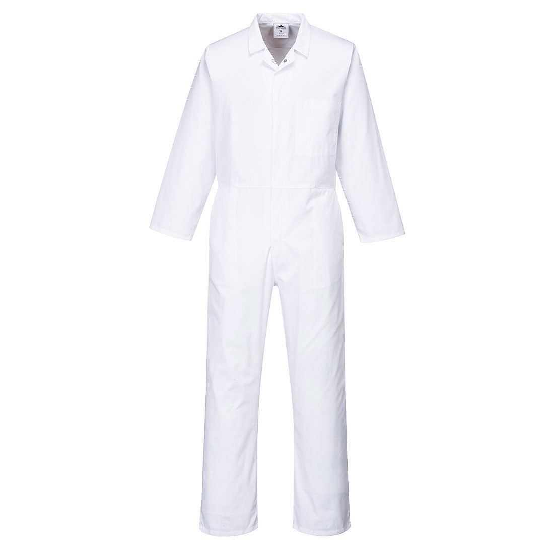 Portwest 2201 - White Food Industry Coverall Boiler Suit sz Large Regular