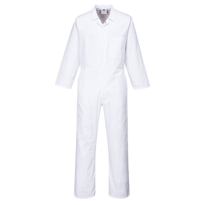 Portwest 2201 - White Food Industry Coverall Boiler Suit sz XL Regular