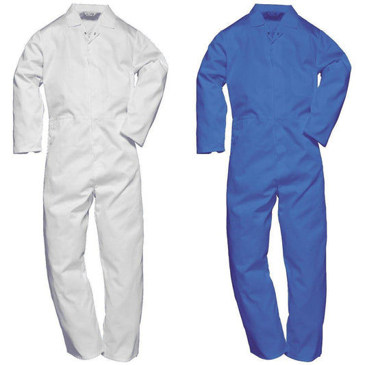 Portwest 2201  Royal Blue & White Food Industry Coverall Boiler Suit Overall PPE