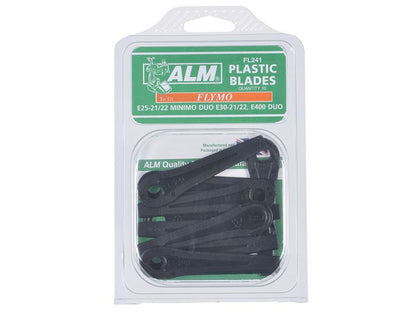 ALM FL241 FL241 Plastic Blades Small Hole to Suit Flymo