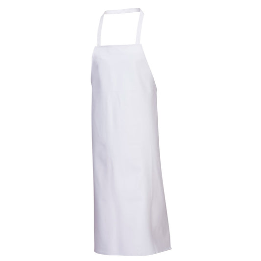 Portwest 2207 - White Food Industry Apron sz Adult Regular School Canteen